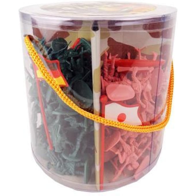 Emmer met 4 legers 200 soldaten & accessoires