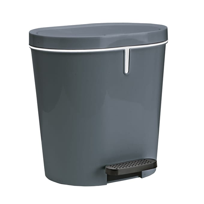 Sunware - Zamora pedaalemmer 8L antraciet - 28,5 x 23 x 28,5 cm