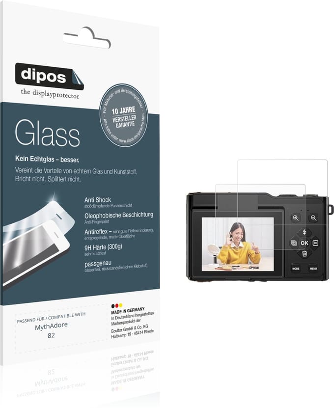 dipos – 2x Matte Pantserfolie geschikt voor MythAdore 82 | 9H Screenprotector