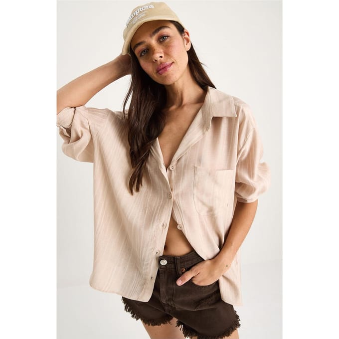 Geknoopte Zak Lange Mouwen Shirt