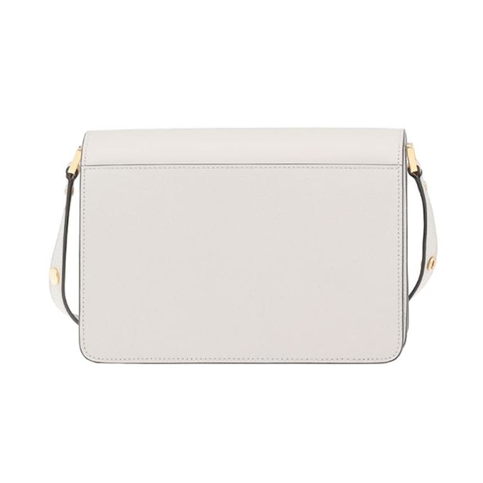 Marni Medium Trunk Schoudertas Grijs Dames Schoudertassen SBMPN09NO1-LV520-ZN09N Basic Set (Bag+Dust Bag) white