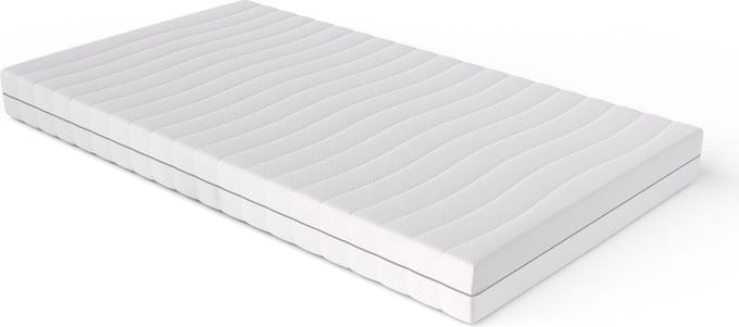 Toros Bedden 80x200x20 Hybrid - Pocket - Anti Allergisch - Wit