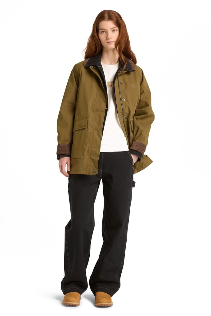 Timberland Canvas Straight Pants Black Maat: W33L30 | Cargobroeken Outlet | Dames | Zwart