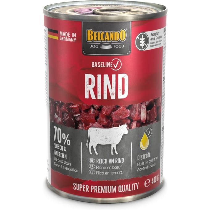 Voordeelpakket: 24x400g Belcando Baseline Rund nat hondenvoer