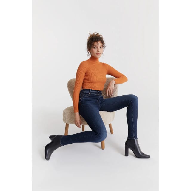 Cup of Joe Lisa dames skinny jeans deep blue