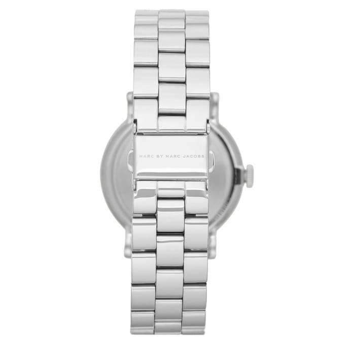 Marc Jacobs MBM3242 Baker zilver dameshorloge