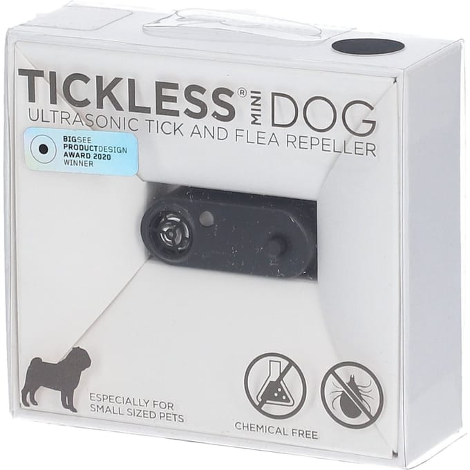 MINI DOG Tickless - Black - Anti Teek - Herlaadbaar