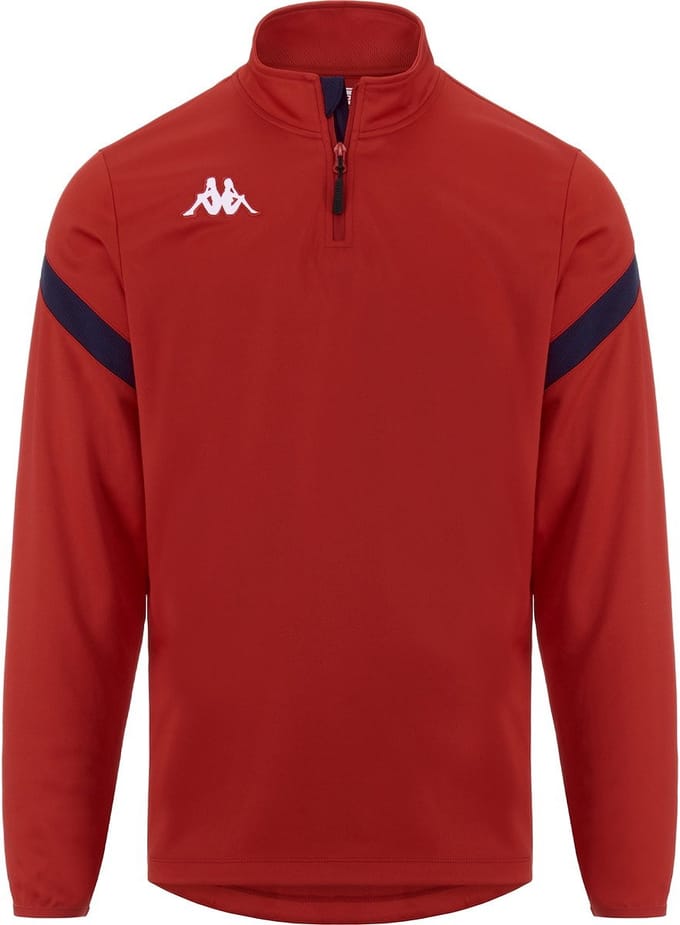 Kappa Core Dolvole Ziptop Heren - Rood / Zwart | Maat: L