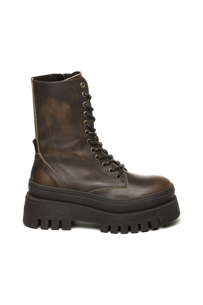 Steve Madden Coast Boots Brown Leather Taglia: 36 | Stivali Outlet | Donna | Marrone