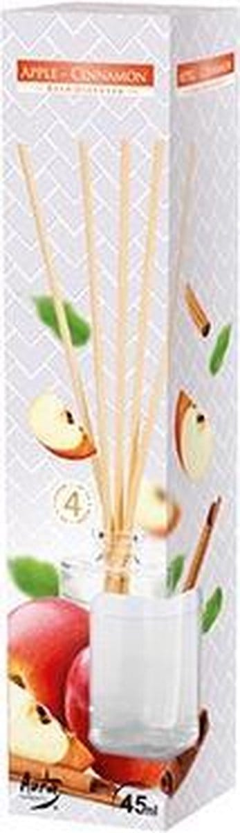 Cosy&Trendy Geurstokjes - Appel Kaneel - 45ml -  Ø4,3x(H)20 cm