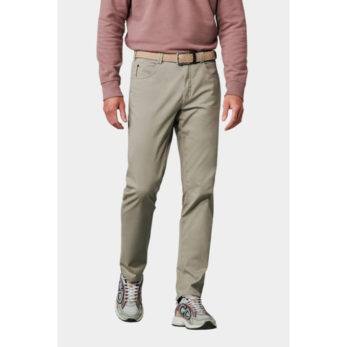 Meyer Broek Diego Greige - Maat 52 - Heren - Five-pocket broek