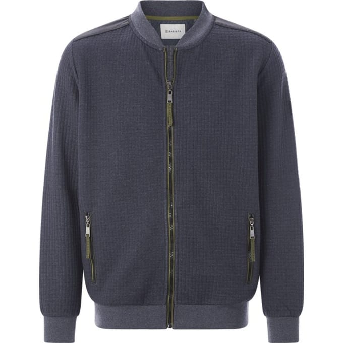 Babista herren Sweatvest - 56/58 - donkerblauw - Plus Size
