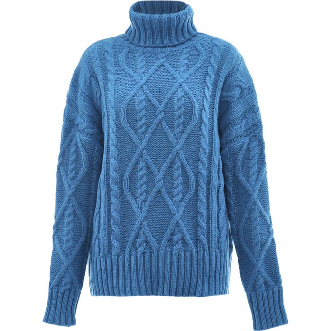 Mymo Trui met coltrui Dames turkoois