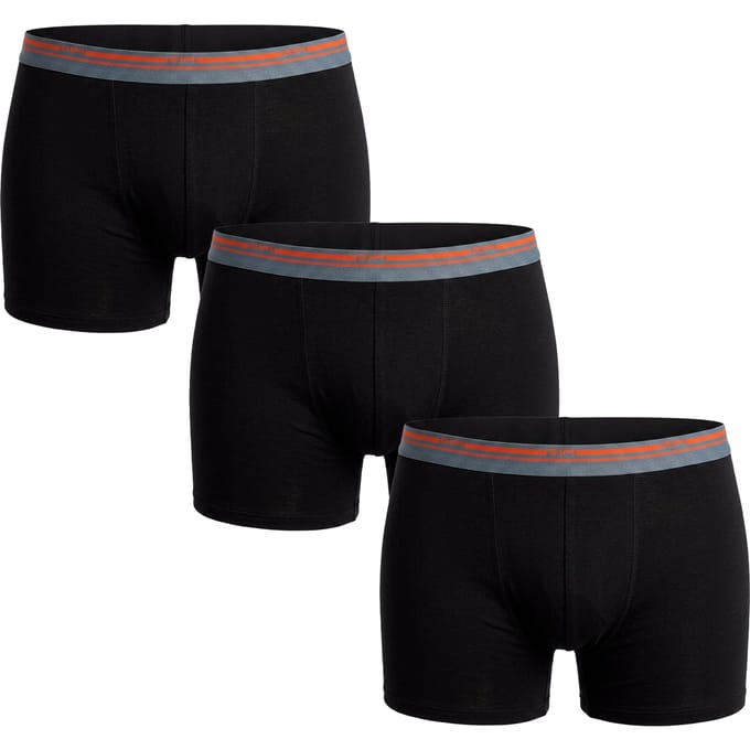 Pakket van 3 herenboxers van katoen in kleuren D306XP
