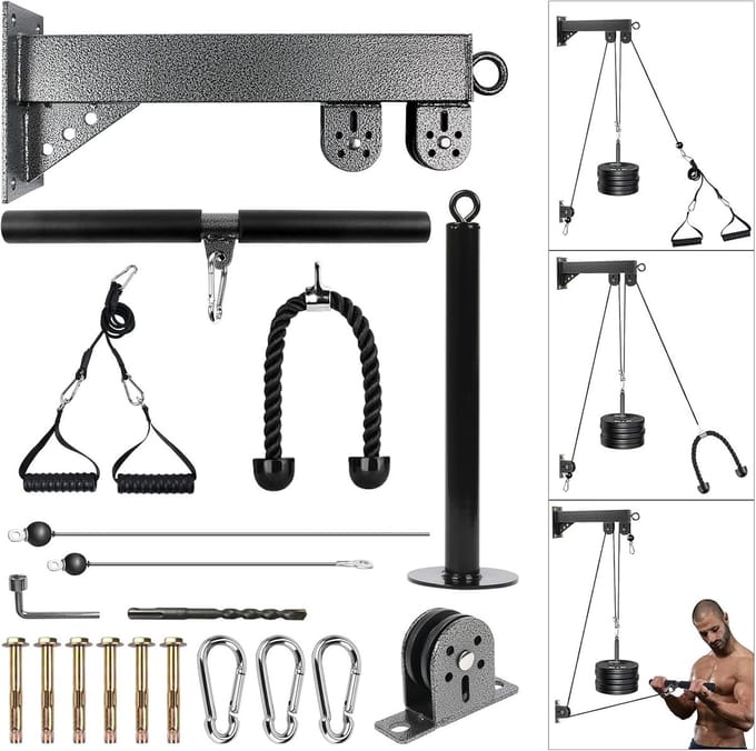 Kabel Pulley Systeem voor Krachttraining Thuisgym Lat Machine Accessoire