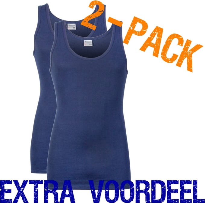 Beeren heren hemd - maat XXL - 2-pack - marine