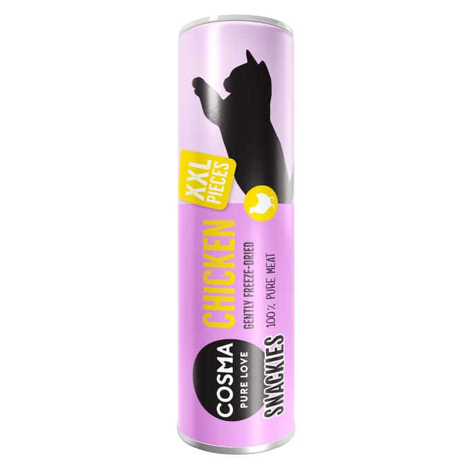30g Snackies XXL Gevriesdroogde Kip Cosma Kattensnacks