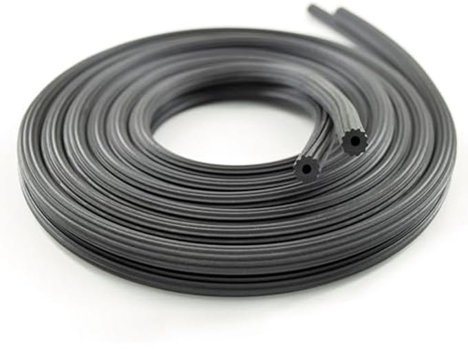 30 meter rubberen band voor vliegengaas en insectengaas - Afdichtstrip