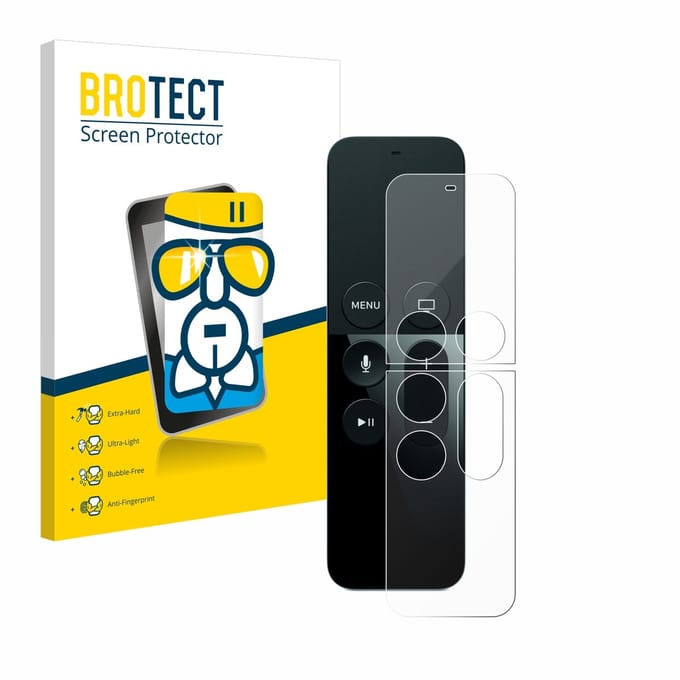 Screenprotector voor Apple Remote Control Apple TV 4 Beschermglas transparant