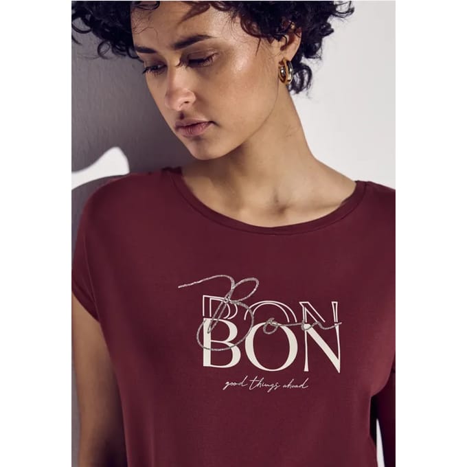 Shirt met tekst