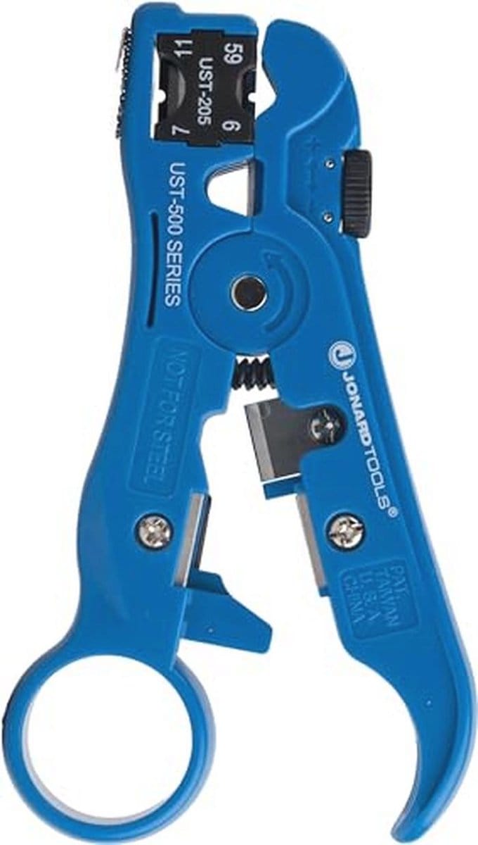 Universele Kabelstripper voor Coaxiale Kabels - Geschikt voor RG59/6 en 7/11