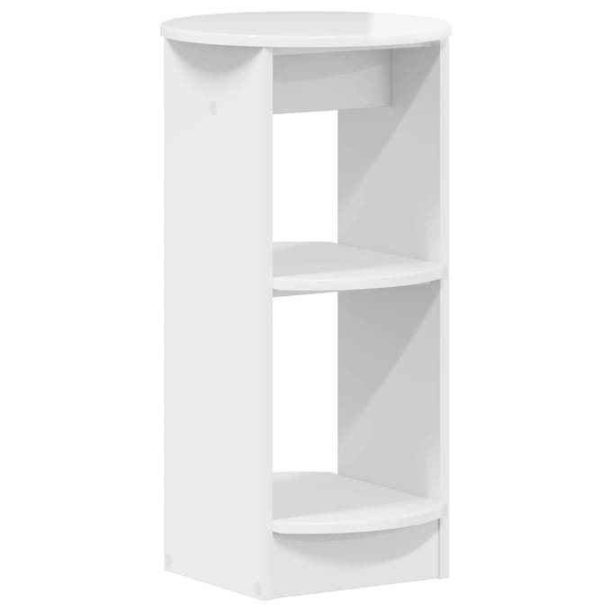 vidaXL - Bijzetkast - Hoogglans - Wit - Geconstrueerd - hout