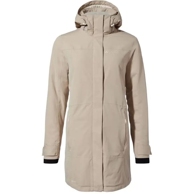 Vaude Skomer Wool Ii Parka Beige 40 Vrouw