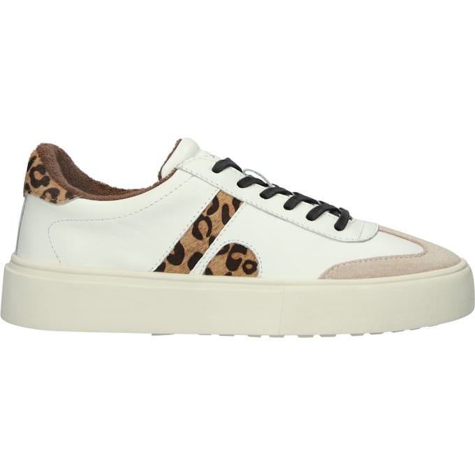Blackstone QUARTZ AUDEN - EL280 White Leopard - Sneaker (low) - Dames - White - Maat: 38