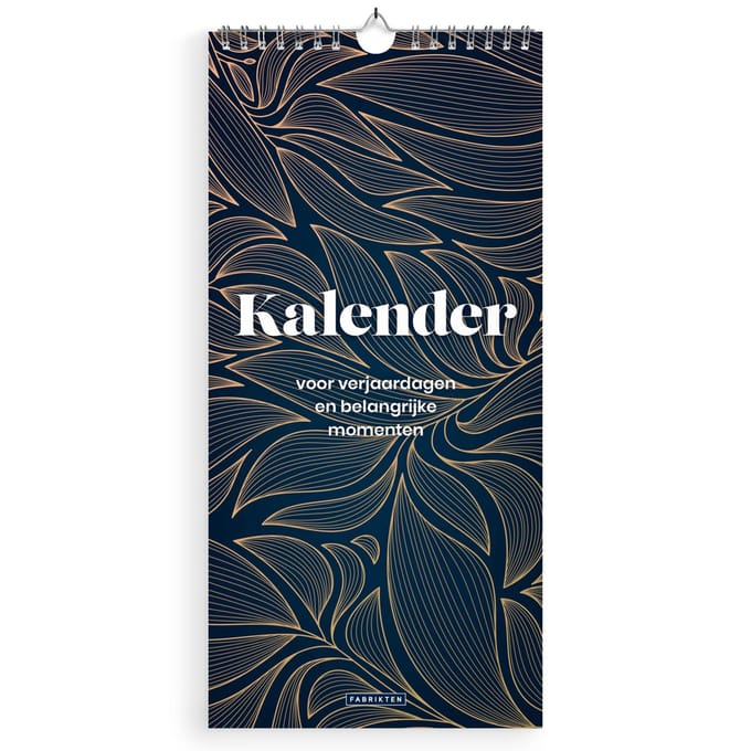 Fabrikten Verjaardagskalender Leaf - 14 x 29,7 cm - Bladeren