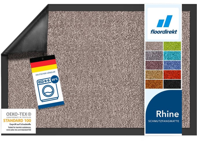 FLOORDIREKT Deurmat - Droogloopmat - Schoonloopmat - Rhine - Gull - 40 x 60 cm