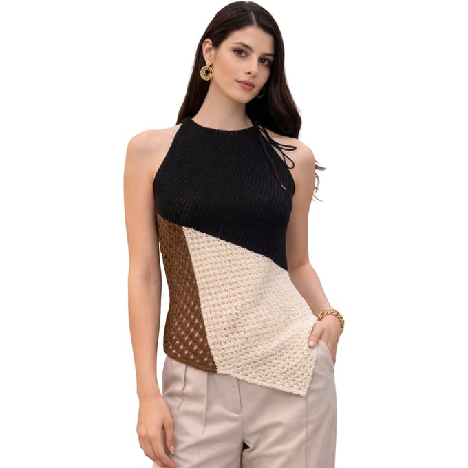 gebreide top Vrouw Akep bicolor