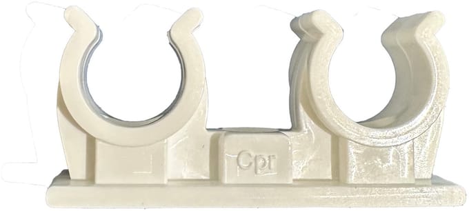 Klembeugel 15 mm dubbel - 20 stuks