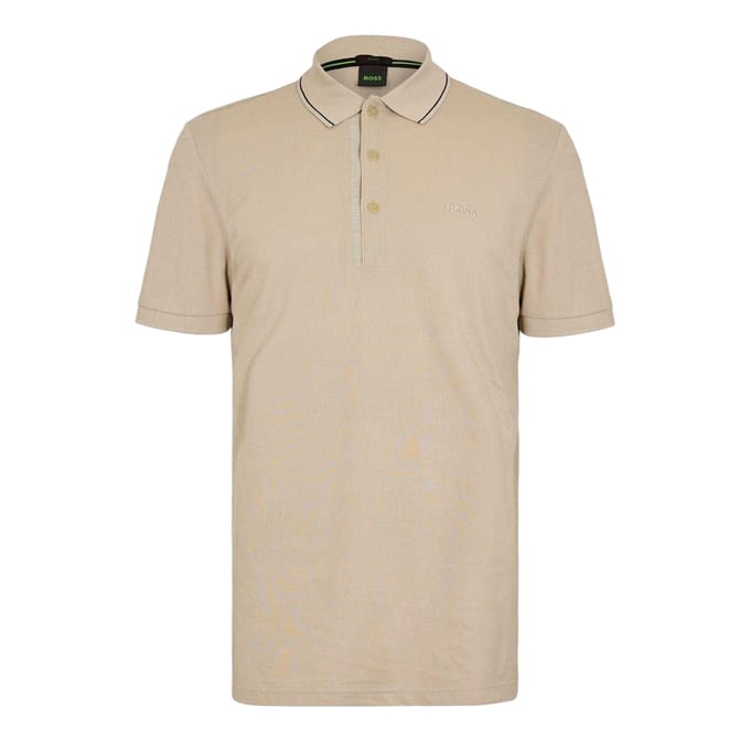 Boss Heren Paule 4 Poloshirt (Licht Beige)
