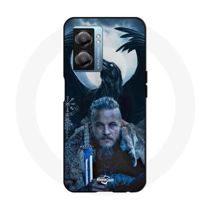 Coque Maniacase pour Realme V23 vikings ragnar lothbrok corbeau