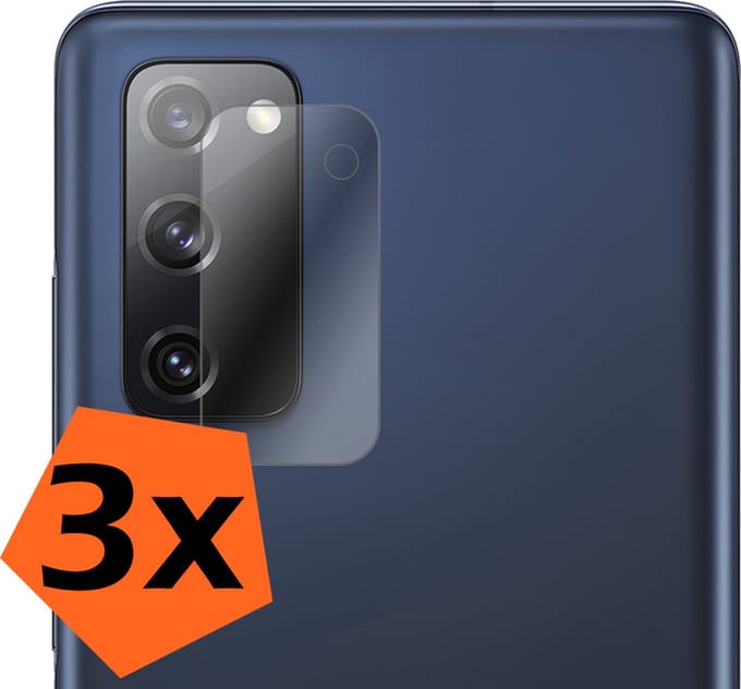 Camera Lens Protector - 3 Stuks - Geschikt voor Samsung Galaxy S20 FE - Camera Screenprotector - Gehard Glas - Beschermglas - Tempered Glass - Screen Protector