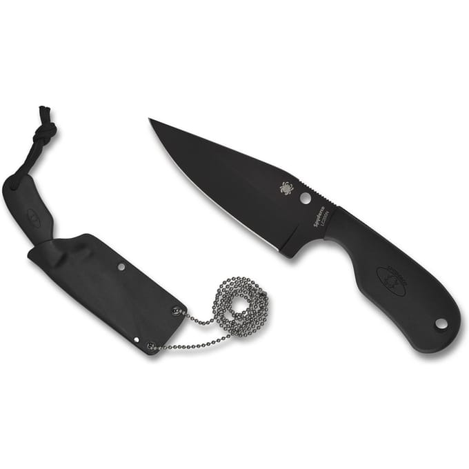 Spyderco subway bowie black / black lc20