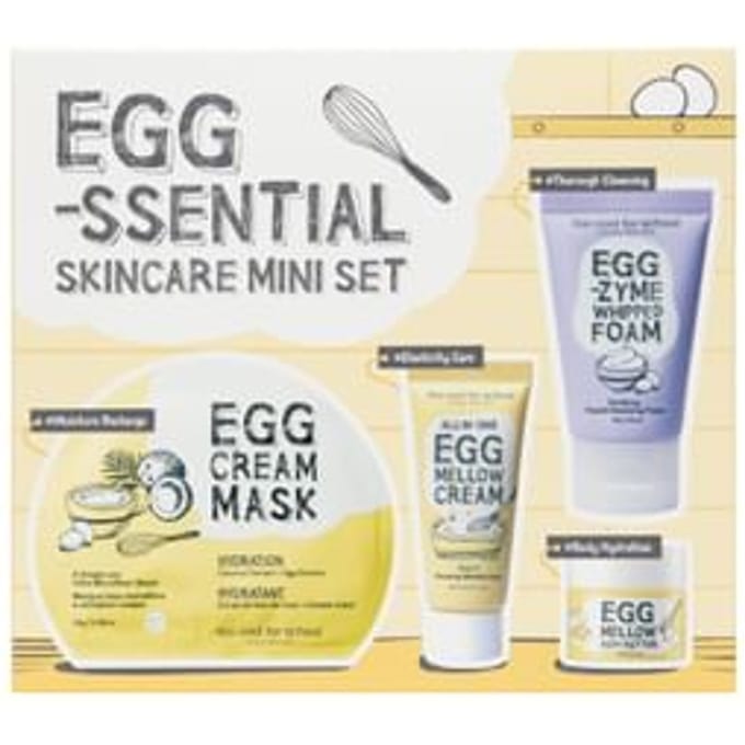 too cool for school - Egg-Ssential Skincare Mini Set 2024 Version - 4 pcs