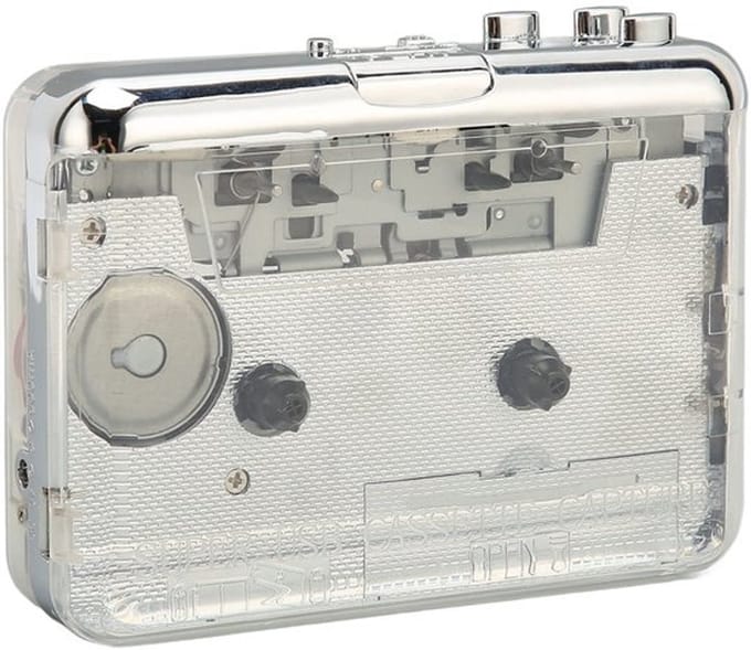 Allecto - Draagbare cassettespeler - Retro cassettespeler - Helder