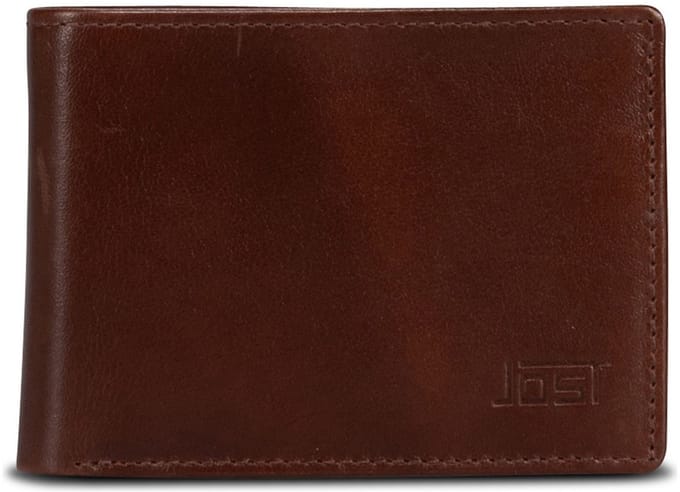 JOST Leren portemonnee Vardo Wallet Brown bruine