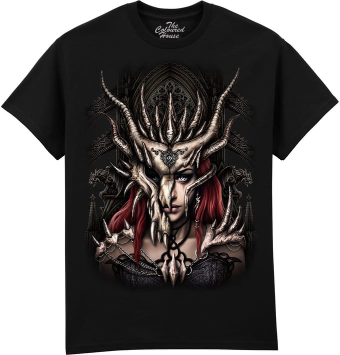 Draak Dragon Mask The Coloured House T-shirt M