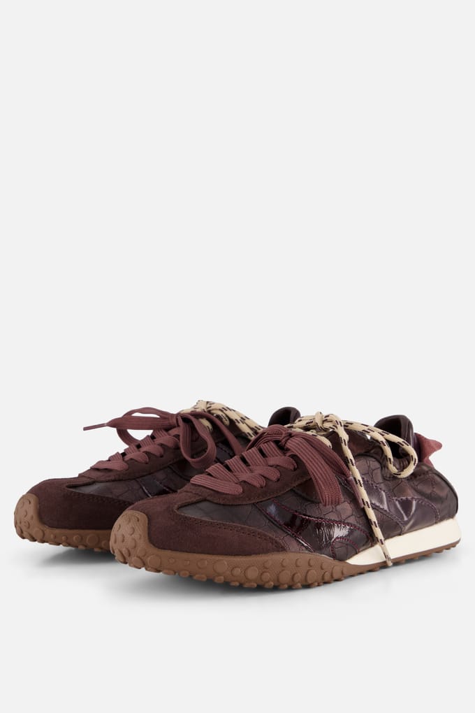 Mexx Mexx verona tatou sneakers bordeauxrood