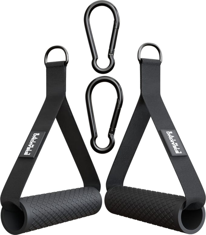 Breaking Limits Strap Handle - Cable Handle - Fitness Handvat - Incl. 2 Karabijnhaken (1 paar)