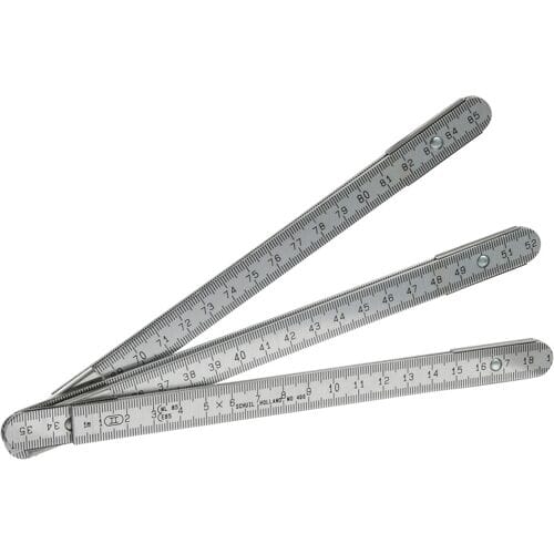 Schuil 1505 duimstok aluminium 1m