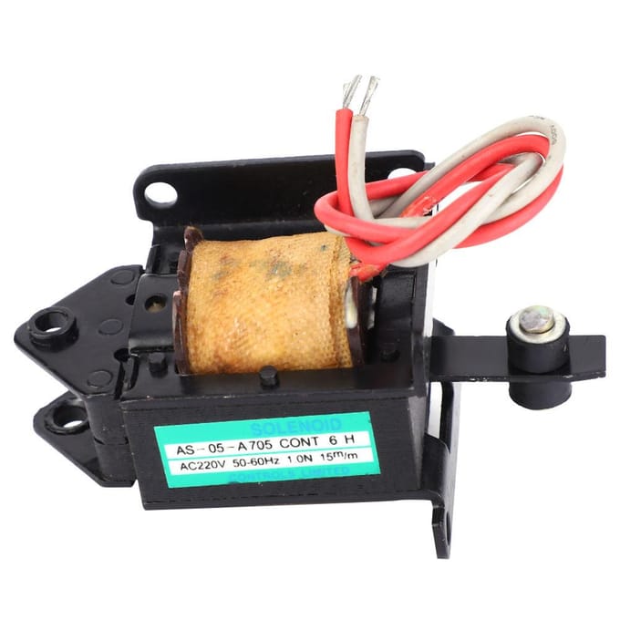 AS05 A AC Push Pull Solenoïde Elektromagneet 220VAC 1N 15mm Slag