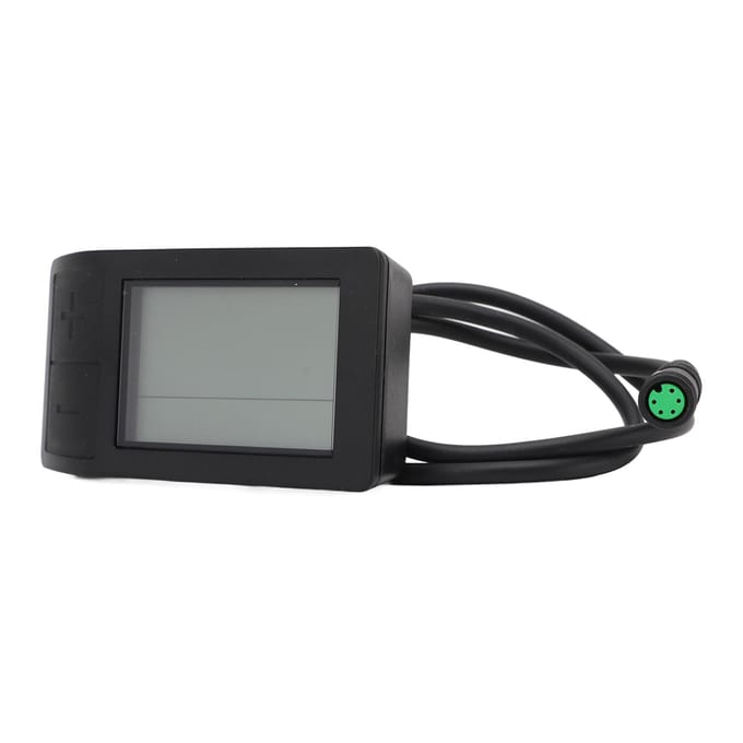 Elektrische Fiets LCD Display Meter Waterdichte 5-pins Connector Fiets Conversie Meter voor Bafang gray