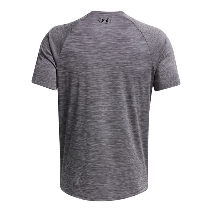 Under Armour Uniseks T-shirt met structuur voor volwassenen (Kasteelrots Grijs)