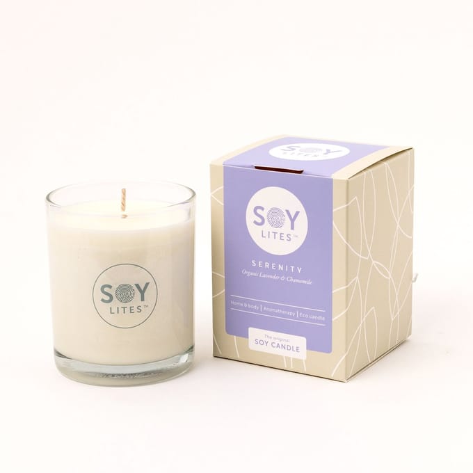 Soylites Soja Geurkaars 55 uur Serenity (1 stuk)