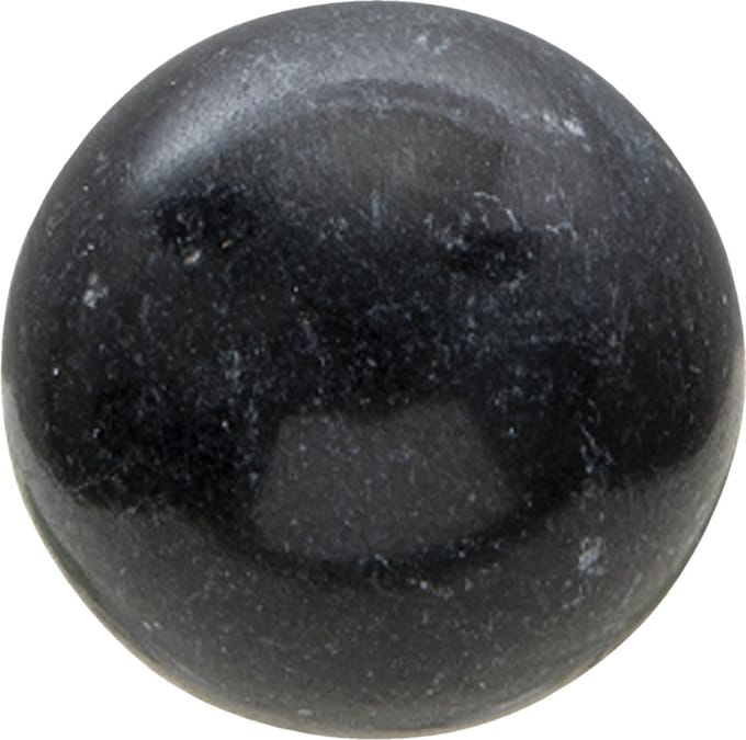 Clayre & Eef Deurknop Ø 3 cm Zwart Steen