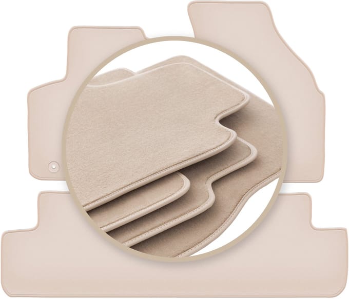 PREMIUM beige matten voor: Daewoo Rezzo minivan 2000-2011