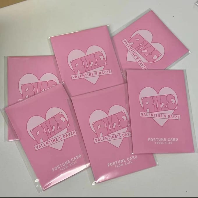 Carte photo RIIZE pour la Saint-Valentin Riize pink